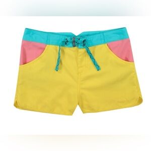 Patagonia Forries Shorey Board Shorts In Blazing Yellow Size 14